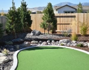 A landscaping contractor in Reno